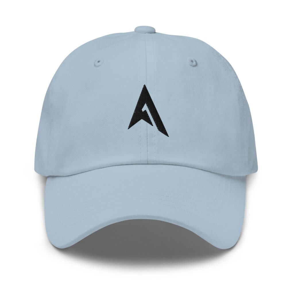 Hunnit Lapz - Embroidered Buckle Strap Cap - Black Logo